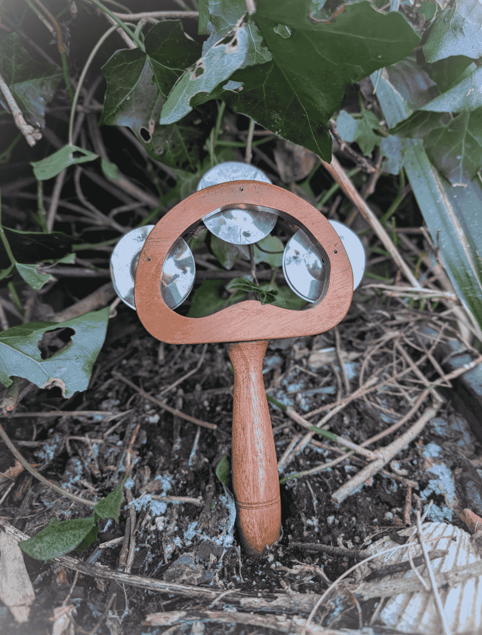 Musikinstrument: der Klangrassel