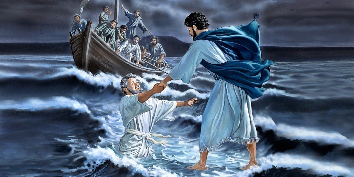 jezus geeft vertrouwen
