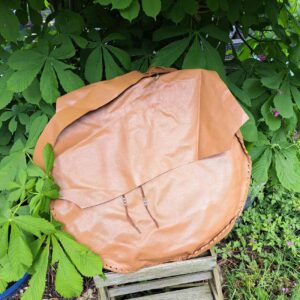 Tas voor je sjamanendrum van Leer | Sjamaan.nl