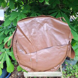 Tas voor je sjamanendrum van Leer | Sjamaan.nl