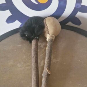 Setdeal ratel met zachte drumbeater | Sjamaan.nl