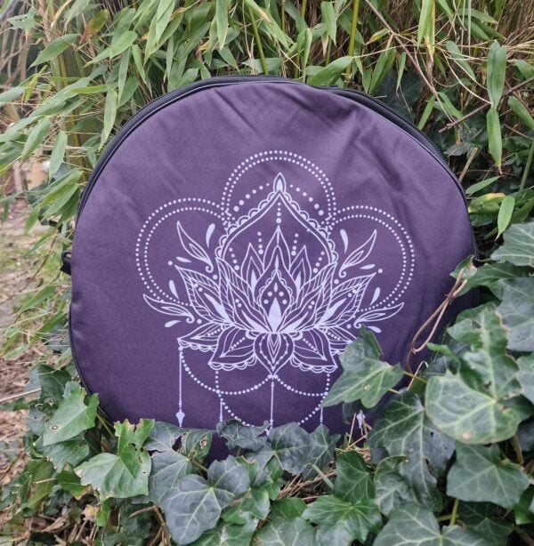 Tas voor je sjamanendrum Bedrukt | Lotus | Sjamaan.nl