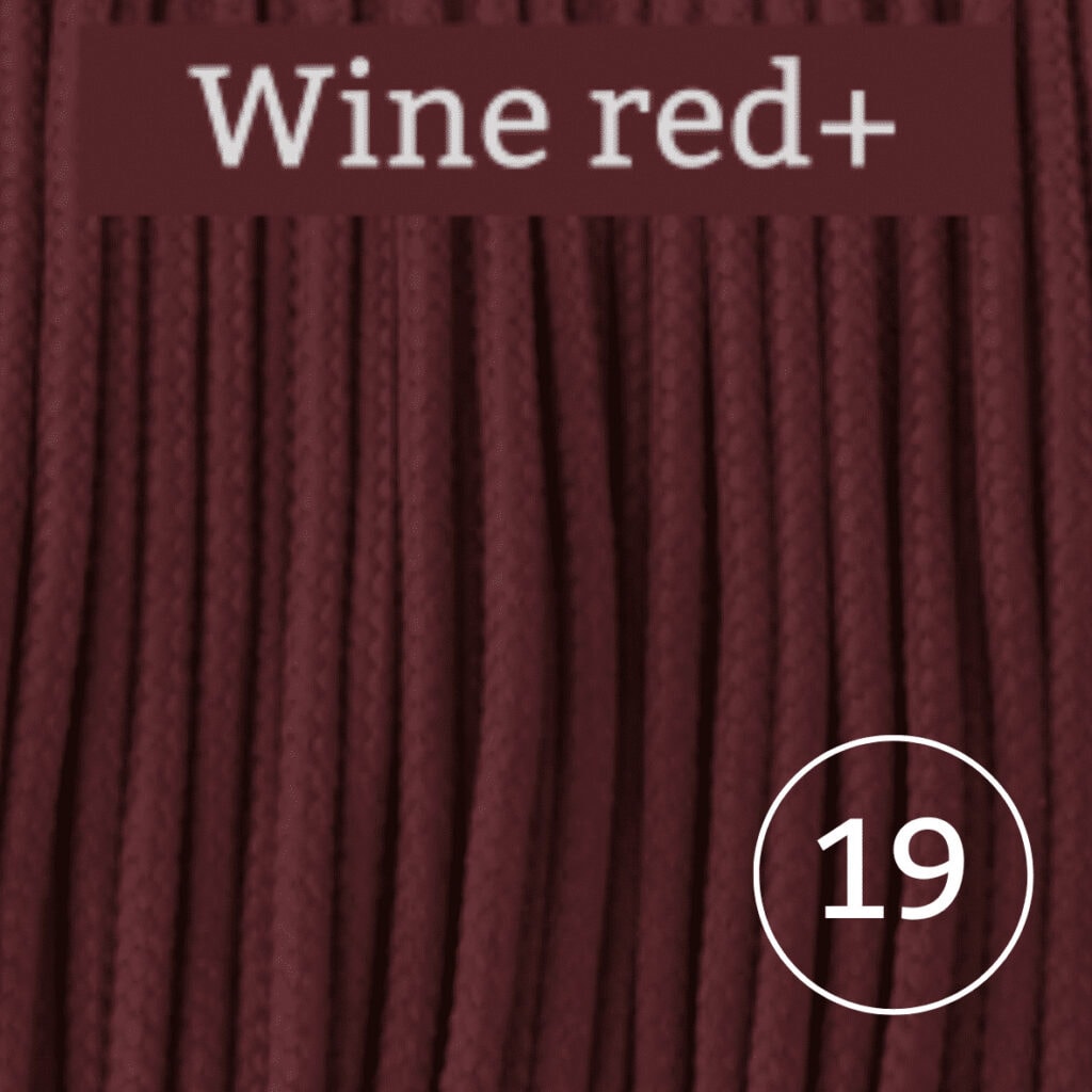 Gekleurd touw 100 meter | Wine red | Sjamaan.nl