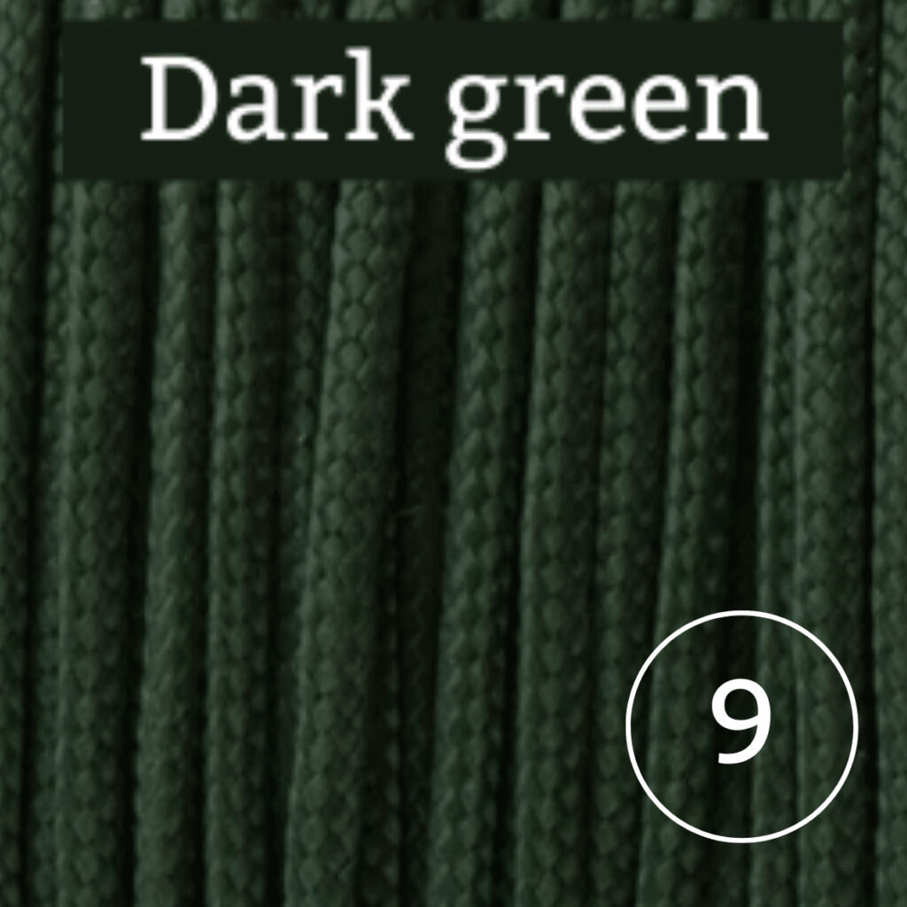 Gekleurd Touw 100 meter | Dark Green |Sjamaan.nl