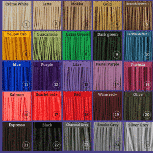 Nouveau ! Corde colorée 15 mètres ou 25 mètres