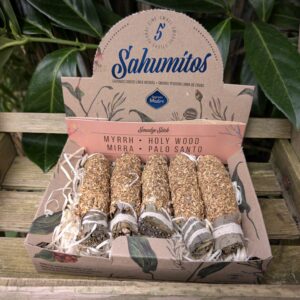 Sahumitos mirre en palosanto