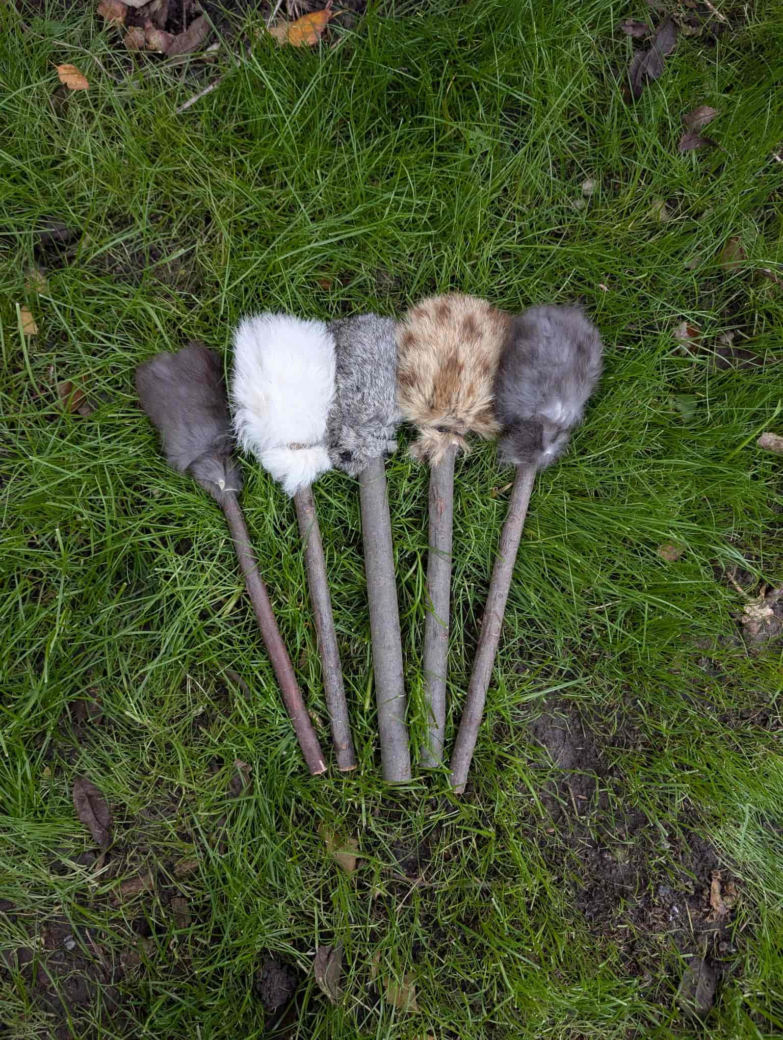 Setdeal zachte beaters konijnenkant